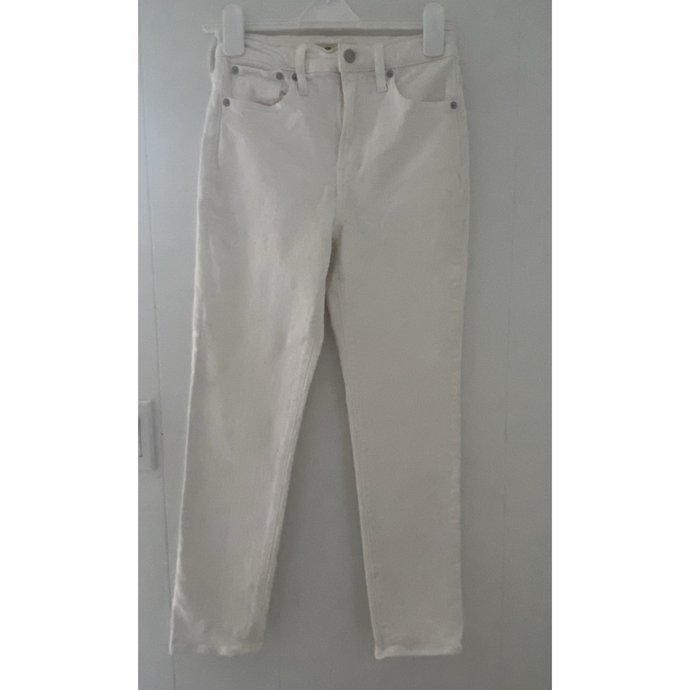 Madewell The Perfect Vintage Jean White Denim Women's Size‎ 24